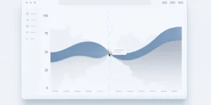 Event contract price chart divided by a border line, illustrating prediction markets moving offshore